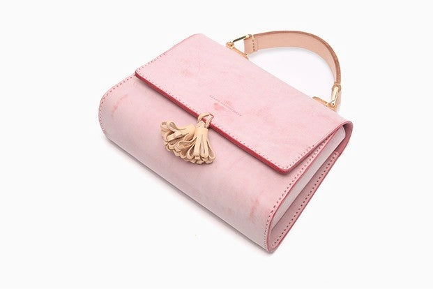 Lovely Handmade Leather Womens SMall Purse Handbags Shoulder Bags for Women