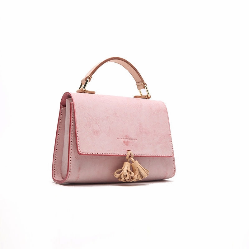 Lovely Handmade Leather Womens SMall Purse Handbags Shoulder Bags for Women