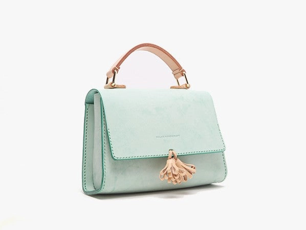 Lovely Handmade Leather Womens SMall Purse Handbags Shoulder Bags for Women
