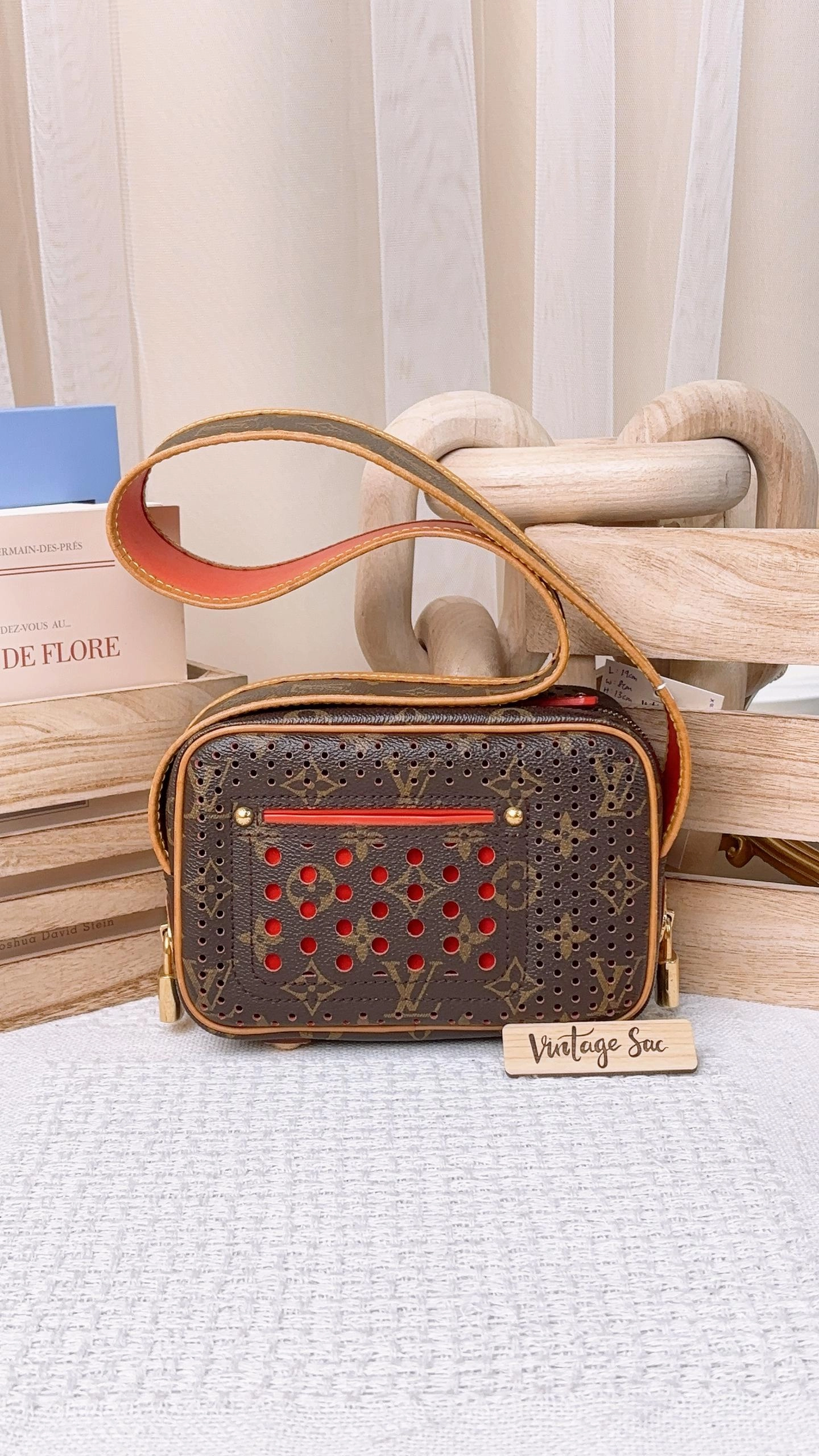 LV Monogram Perforated Mini Trocadero Shoulder Bag