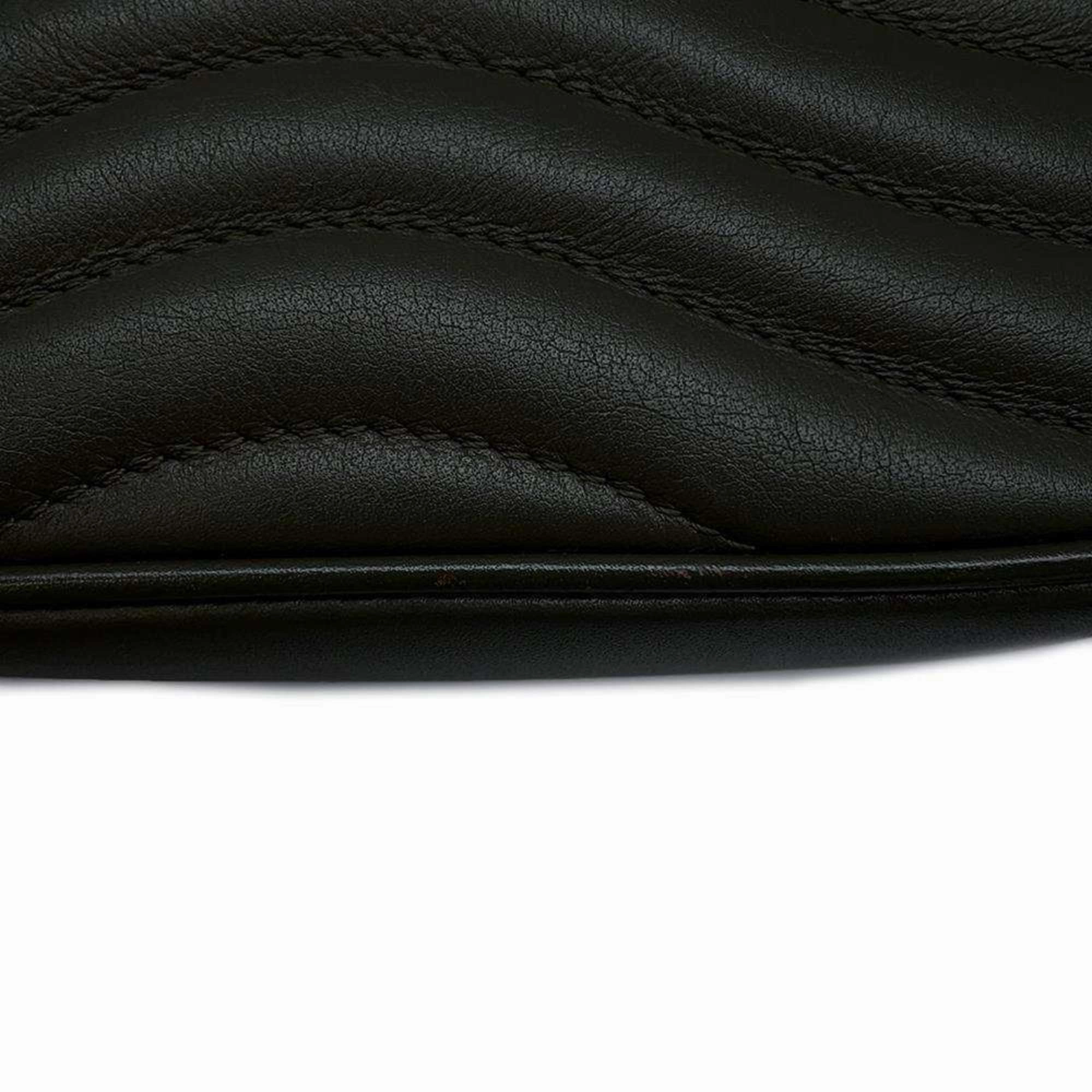 LV Pont 9 Olive Green Quilted Lambskin Leather Crossbody Bag