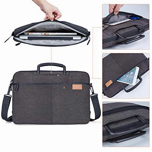 Lymmax Laptop Bag, 10-14 Inch Laptop Case with Shoulder Strap, Waterproof Laptop Briefcase Notebook