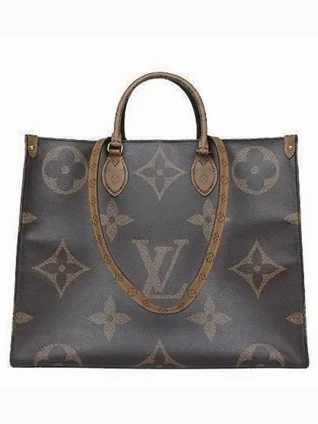 M45320 Monogram Giant Canvas On the Go GM Tote Bag and Shoulder