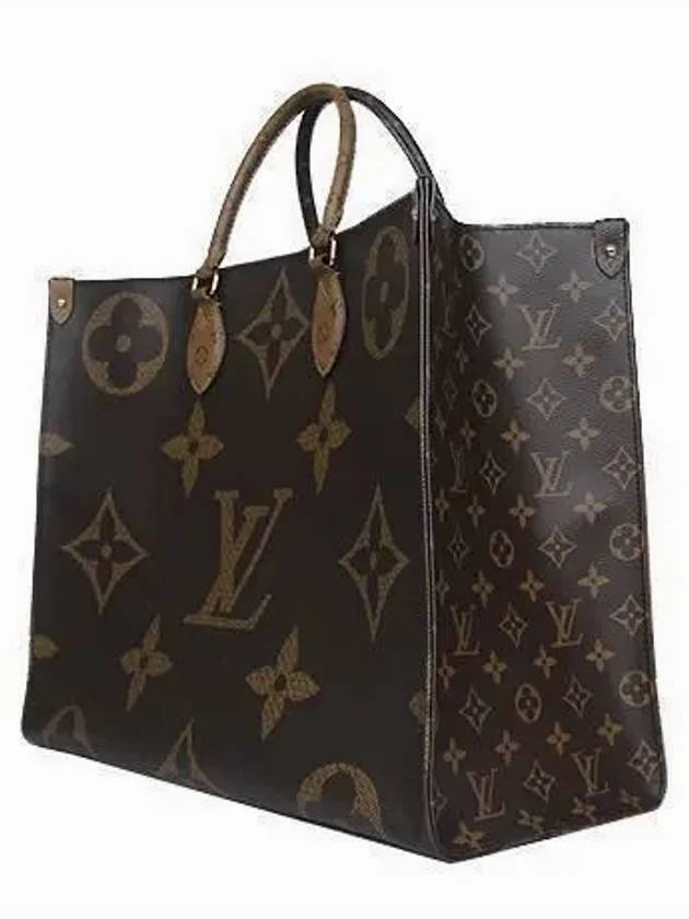 M45320 Monogram Giant Canvas On the Go GM Tote Bag and Shoulder