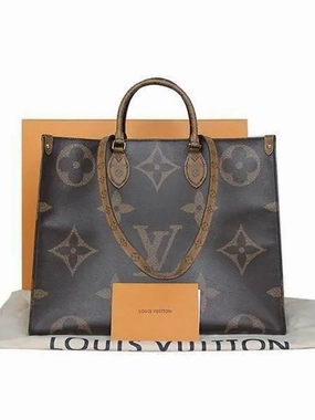 M45320 Monogram Giant Canvas On the Go GM Tote Bag and Shoulder