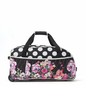 Macbeth Collection Women's 21.5 inch Duffel Bag, One Size, Black,