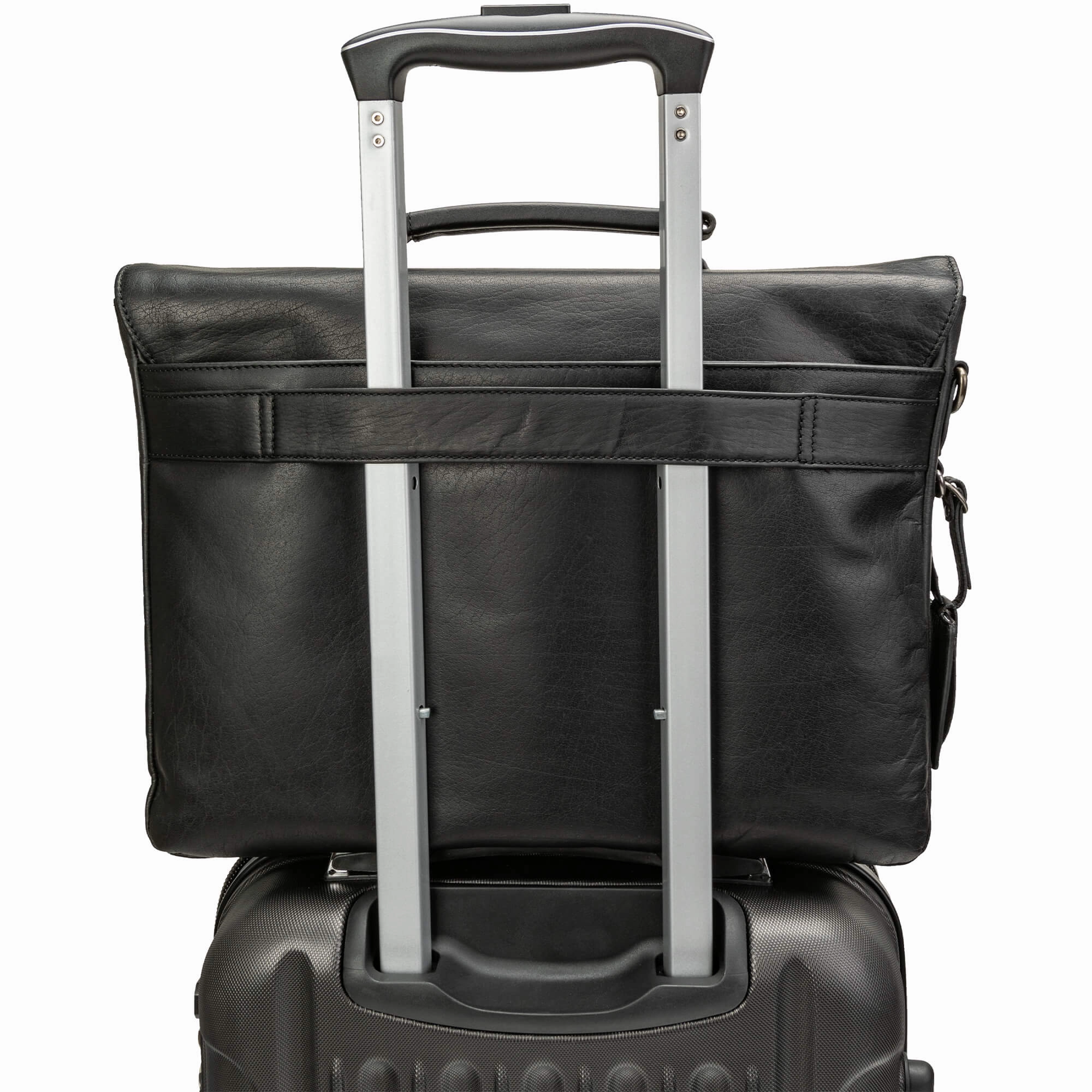 Mancini BUFFALO Double Compartment Briefcase for 15.6" Laptop/Tablet