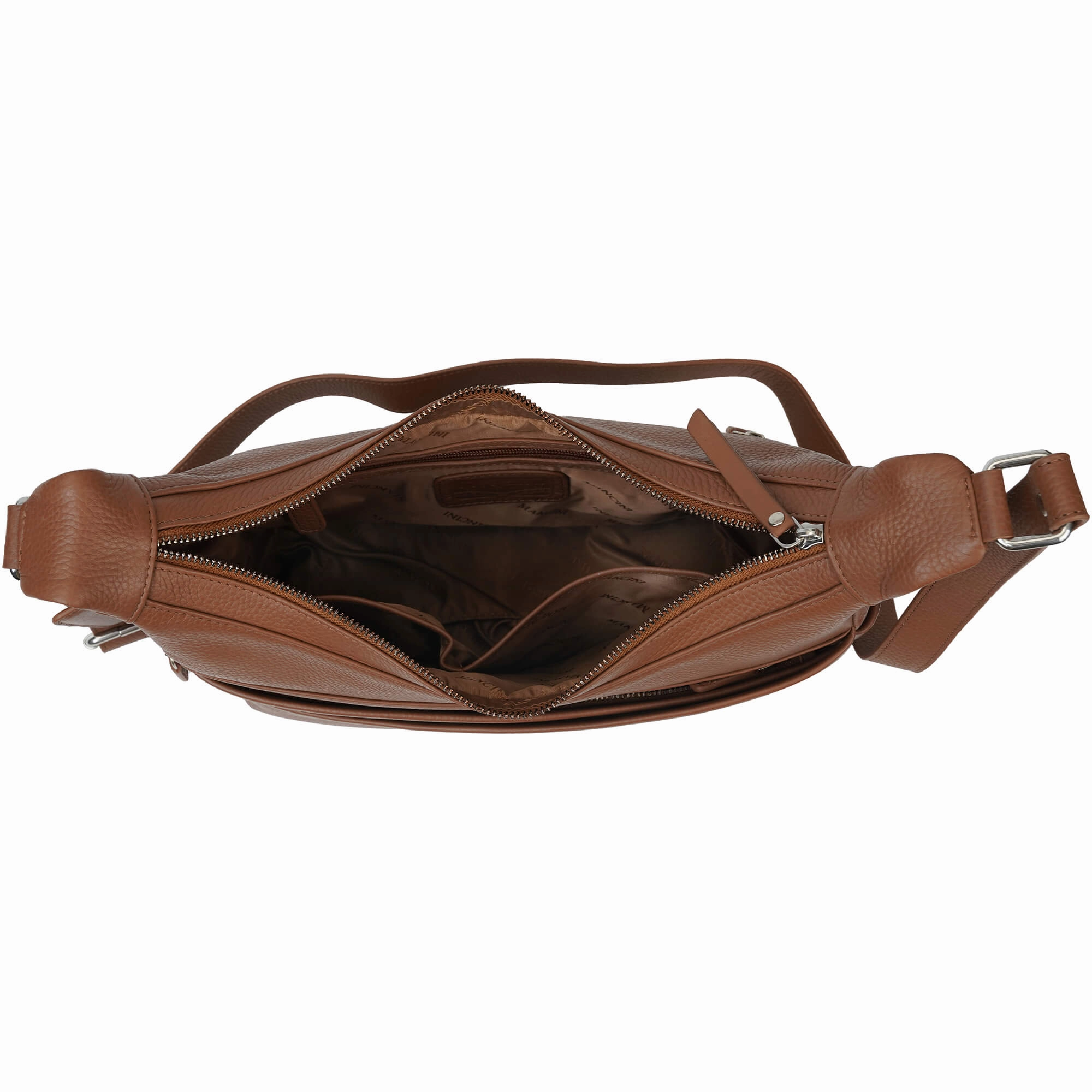 Mancini Pebbled June Crossbody Handbag