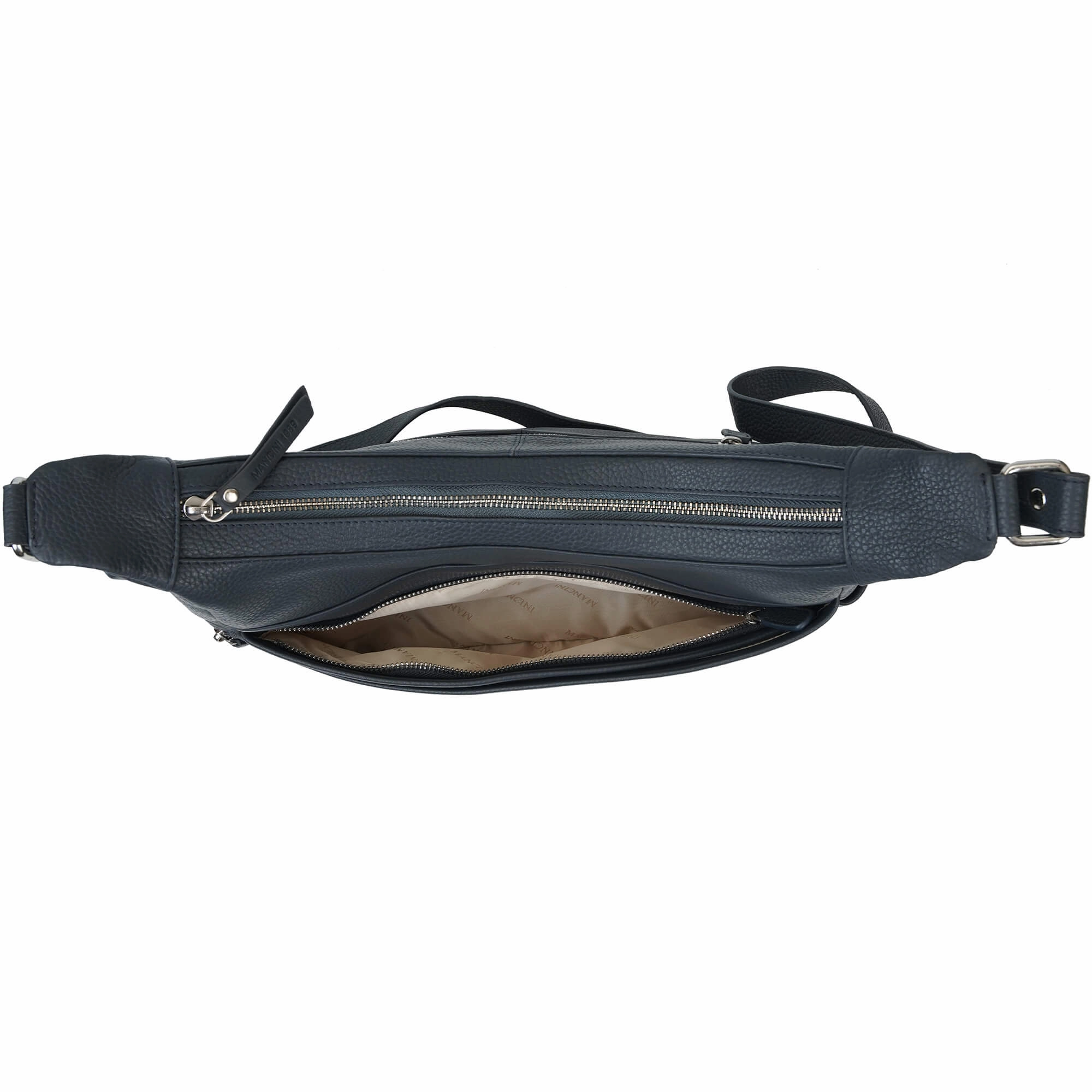 Mancini Pebbled June Crossbody Handbag