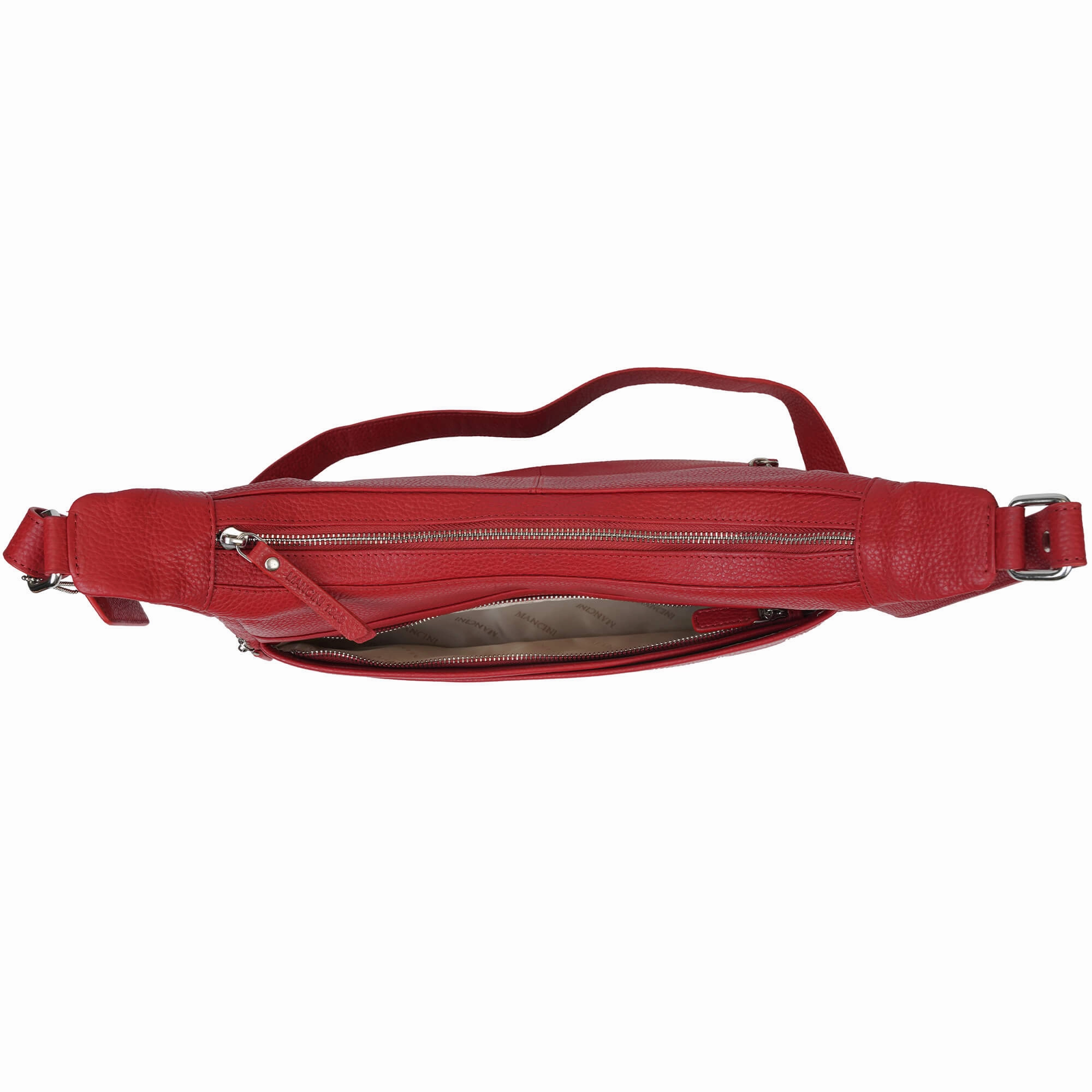 Mancini Pebbled June Crossbody Handbag
