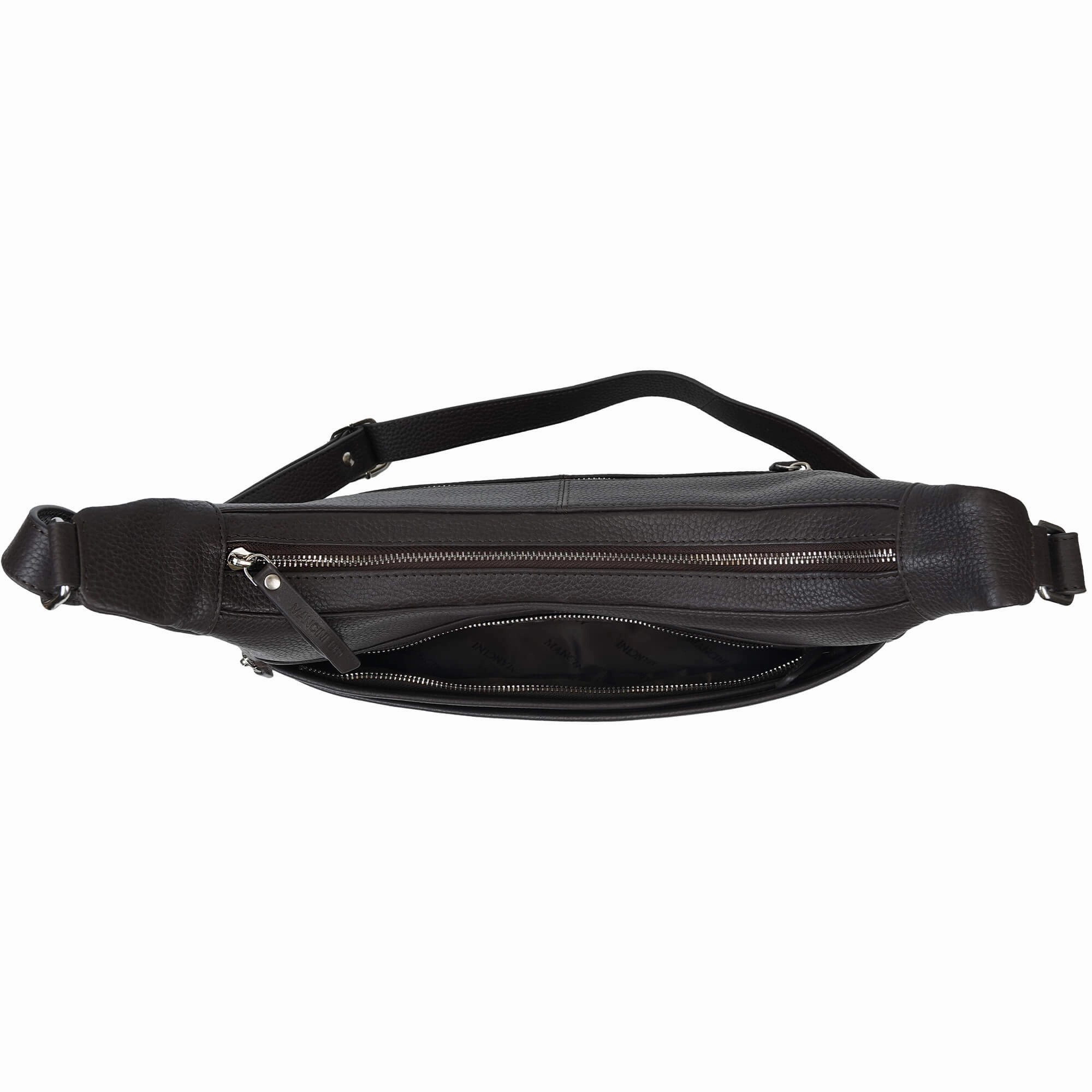 Mancini Pebbled June Crossbody Handbag