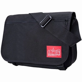Manhattan Portage Europa With Back Zipper And Compartments, Black, One Size