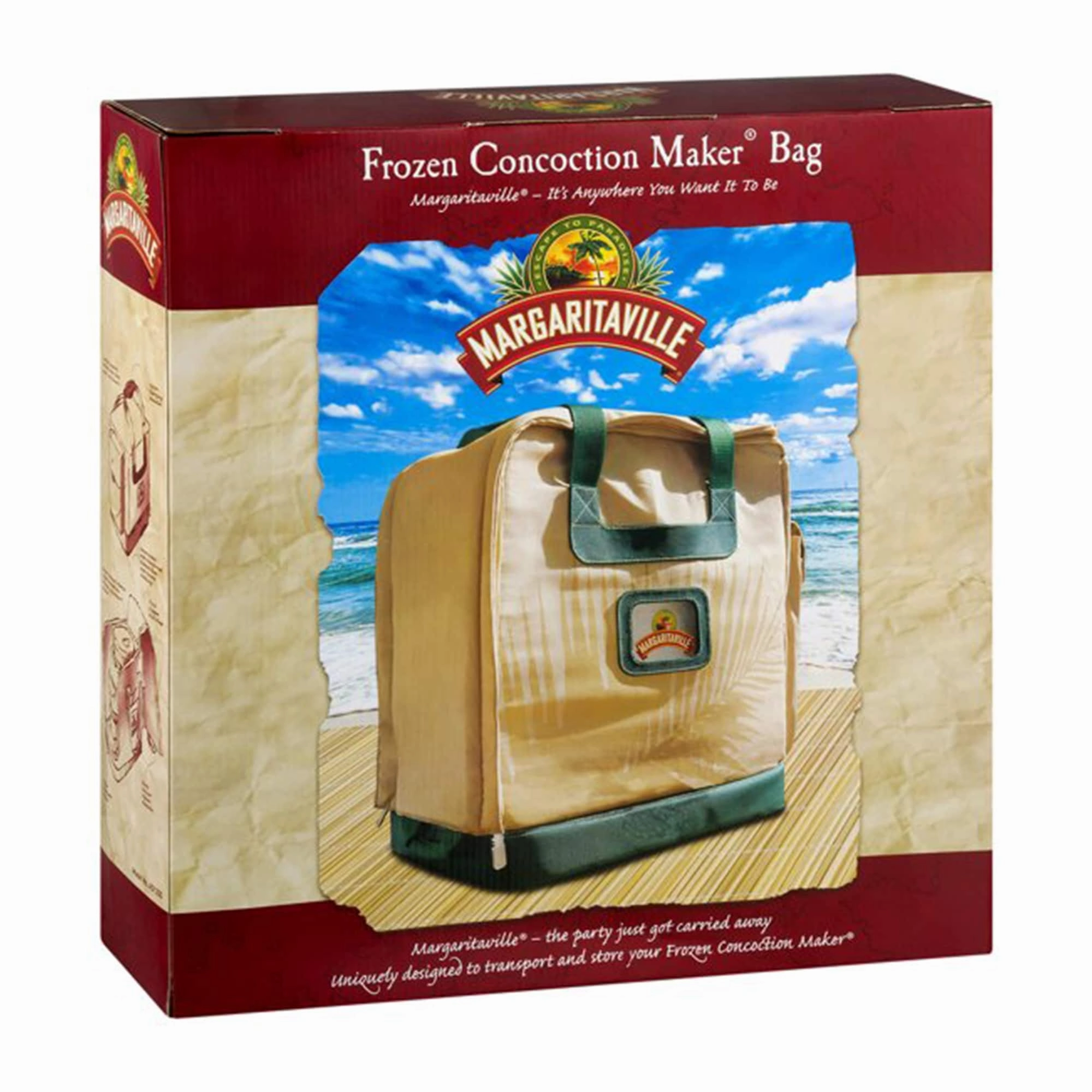 Margaritaville AD1200 Water Repellant Foam Padded Concoction Maker Travel Bag - 3.6