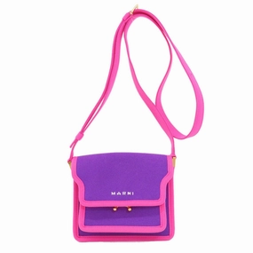 Marni  Canvas Shoulder Bag (Pre-Owned)