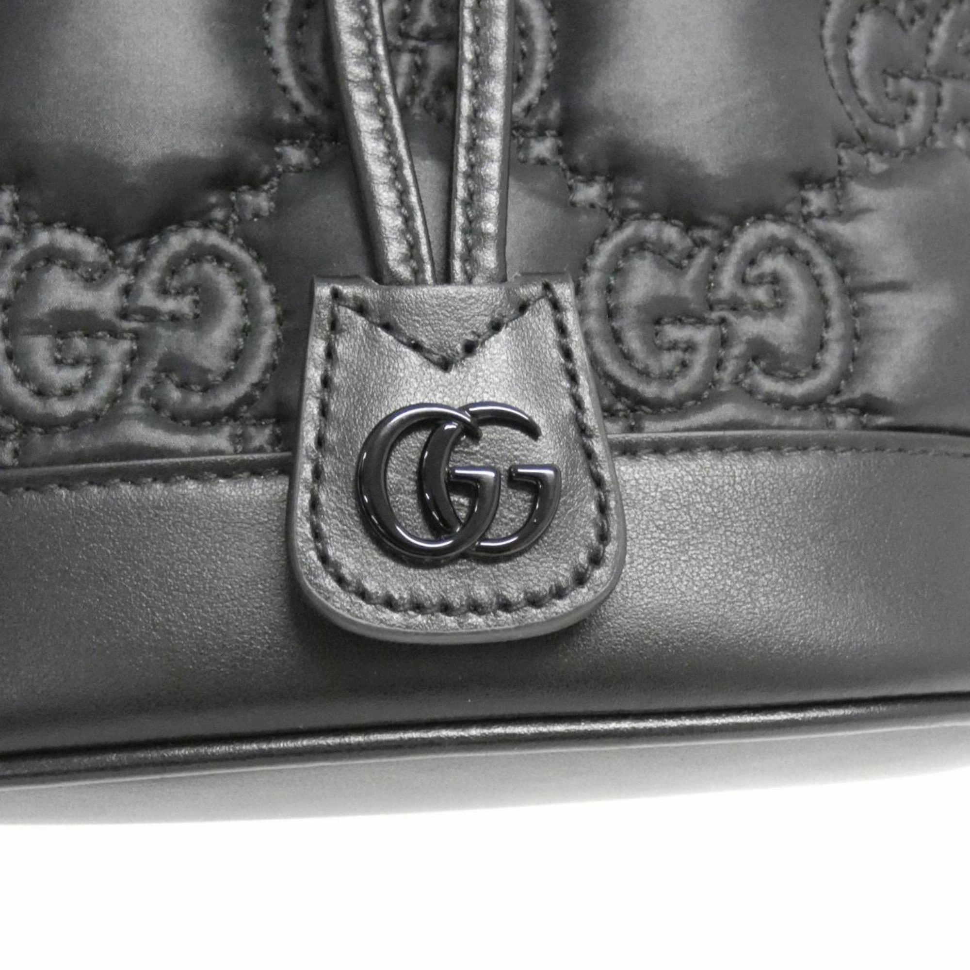 Matelasse Leather Shoulder Bag with Key Charm
