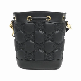 Matelasse Leather Shoulder Bag with Key Charm