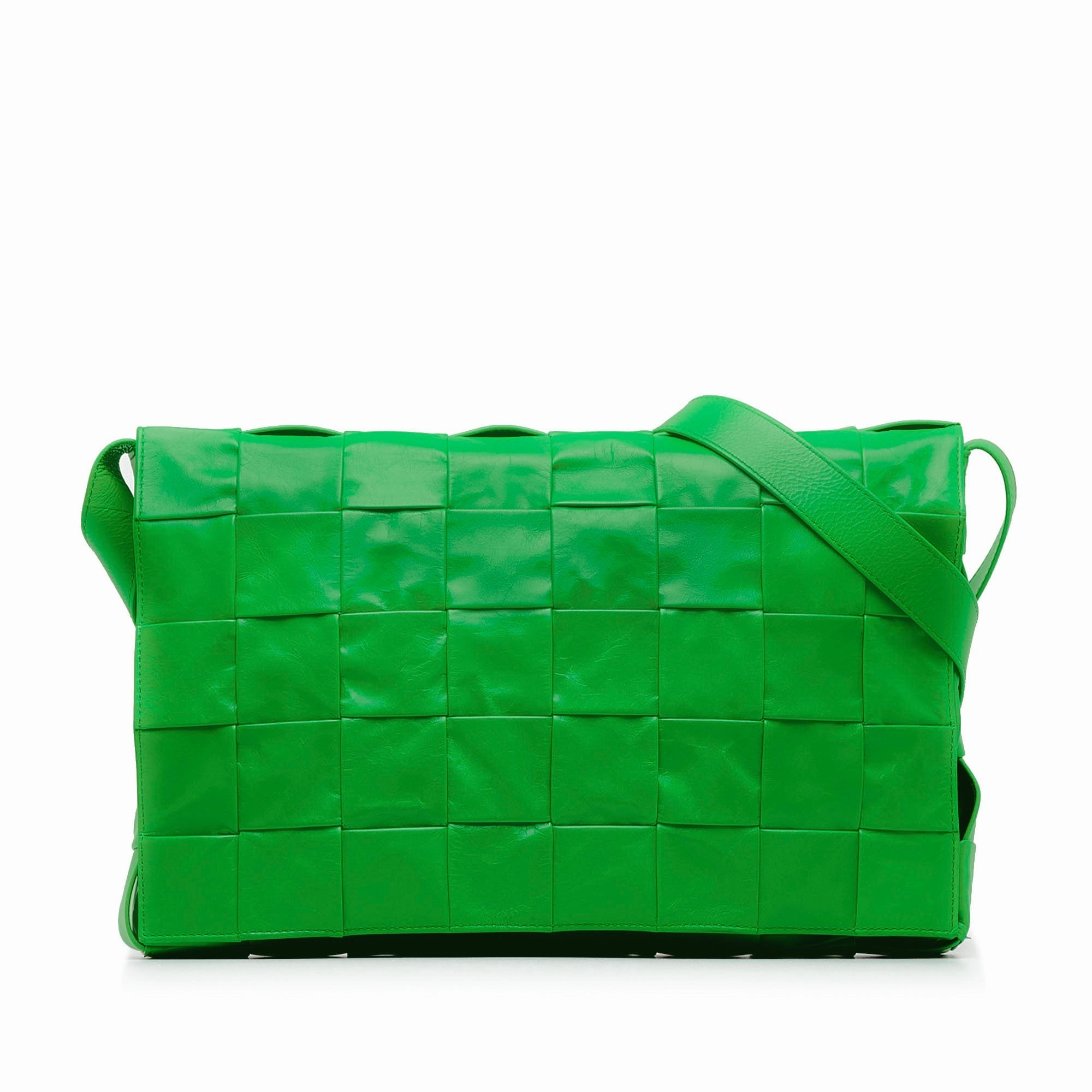 Maxi Nappa Intrecciato Cassette Crossbody