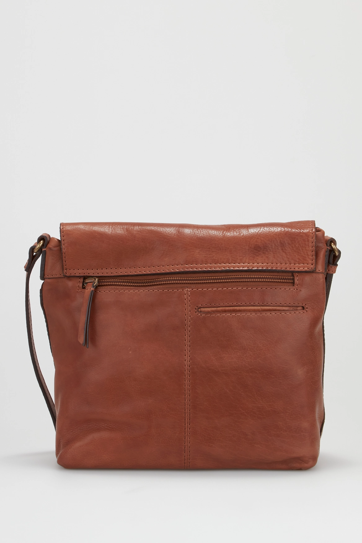Maya Leather Flap Crossbody Bag