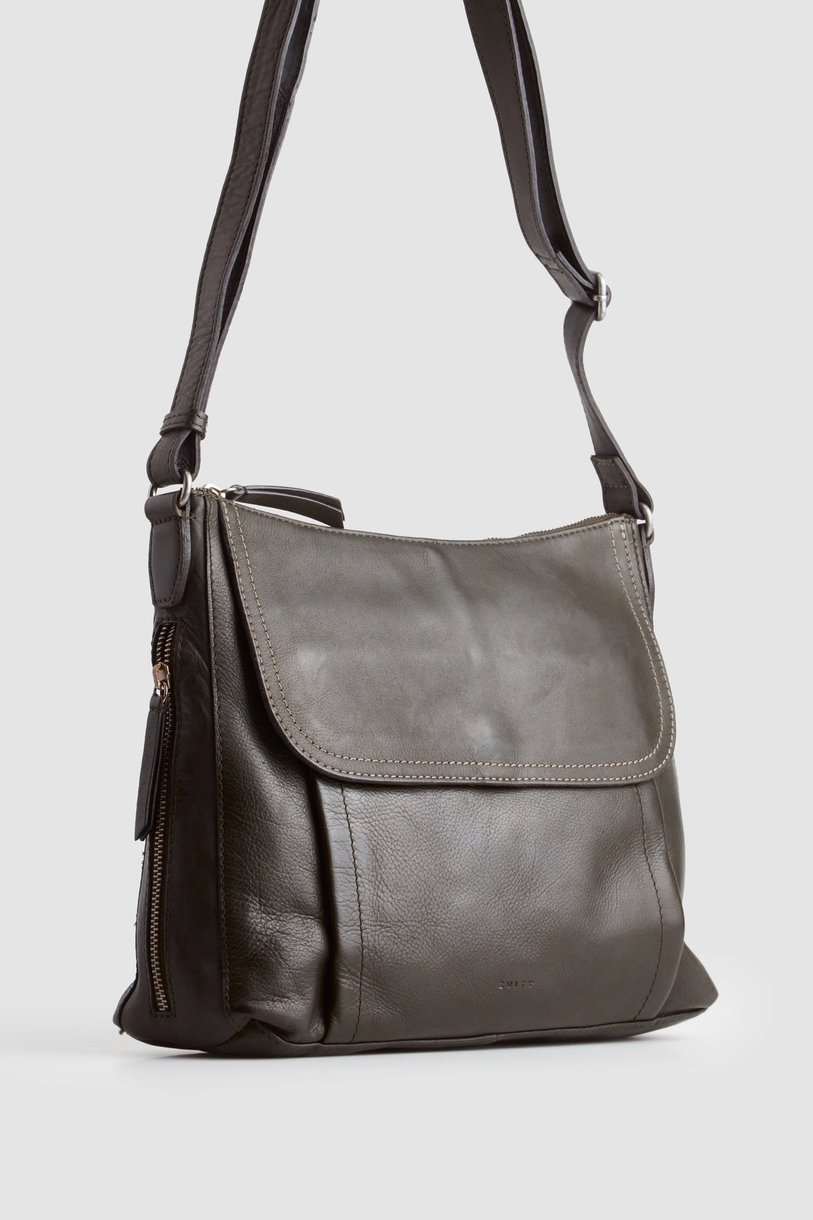Maya Leather Large Crossbody Bag