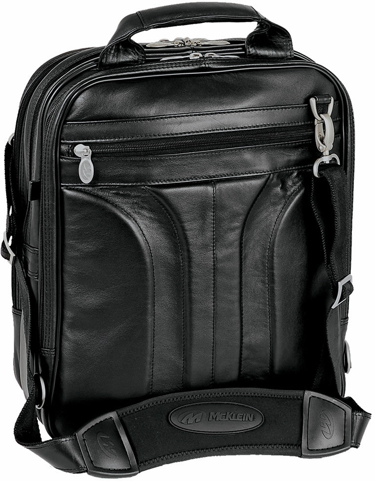 Mcklein I Series Lincoln Park Leather Three-Way Computer Briefpack