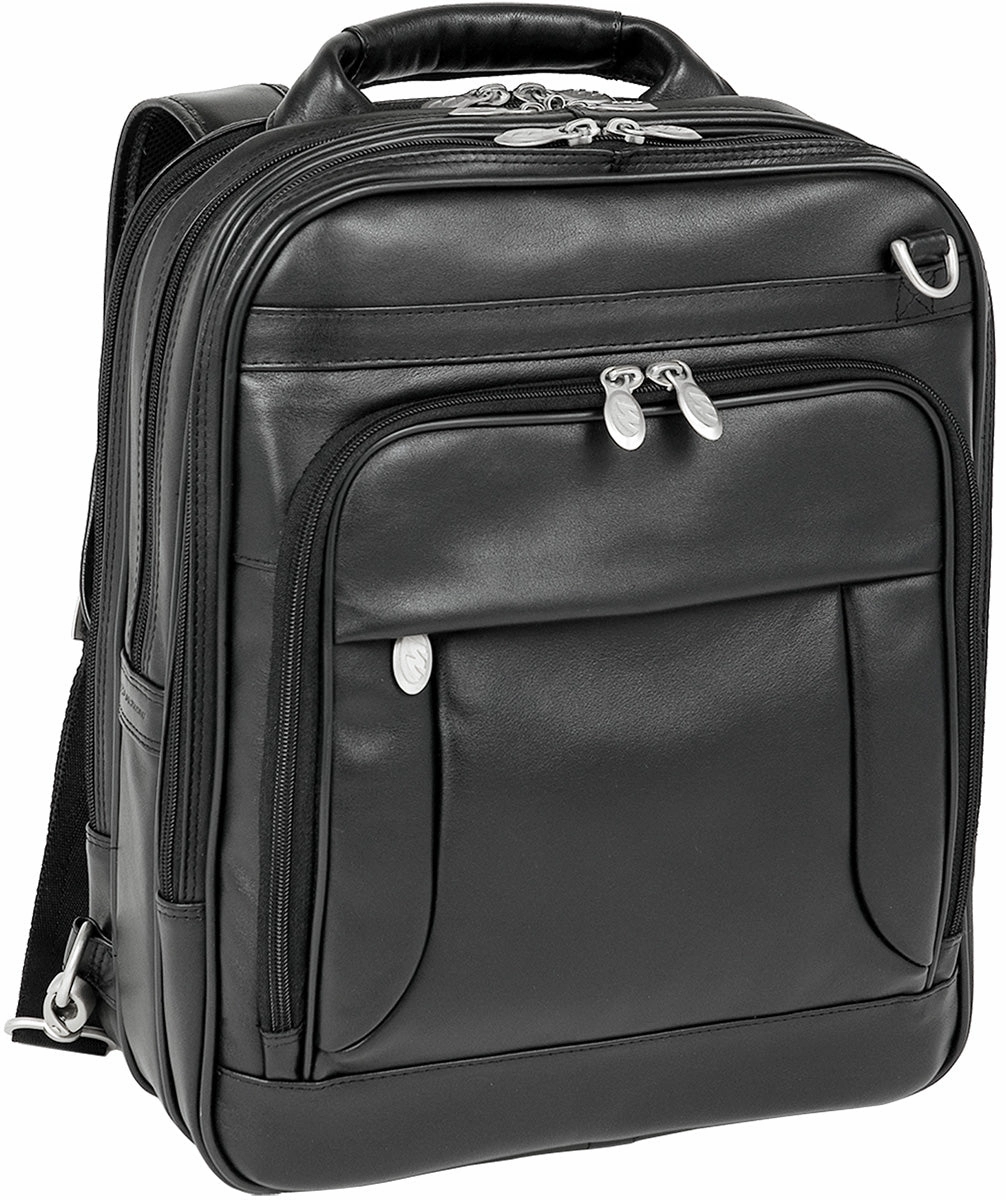 Mcklein I Series Lincoln Park Leather Three-Way Computer Briefpack