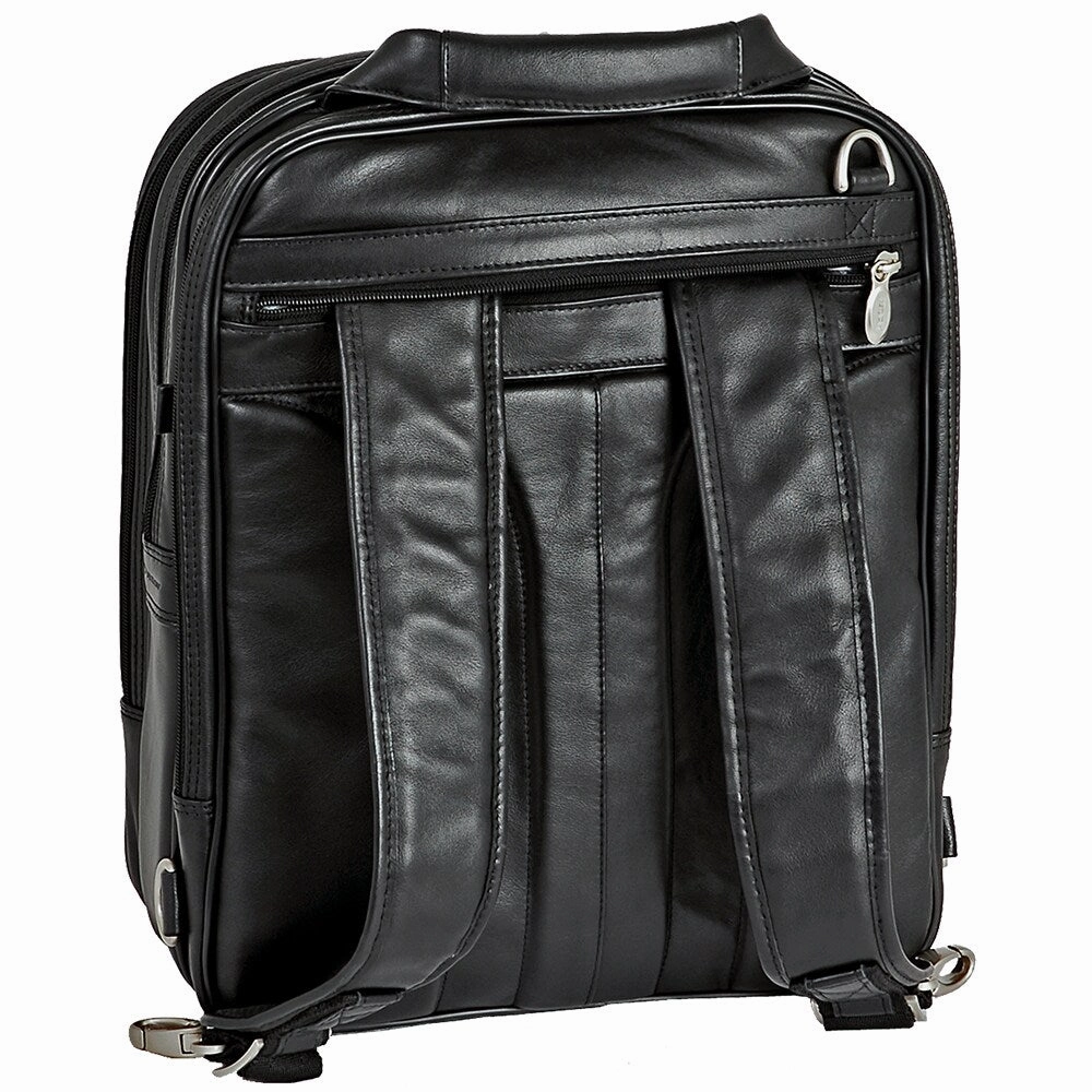 McKlein Lincoln Park LeatherThree-Way Computer Briefpack.