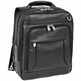 McKlein Lincoln Park LeatherThree-Way Computer Briefpack.