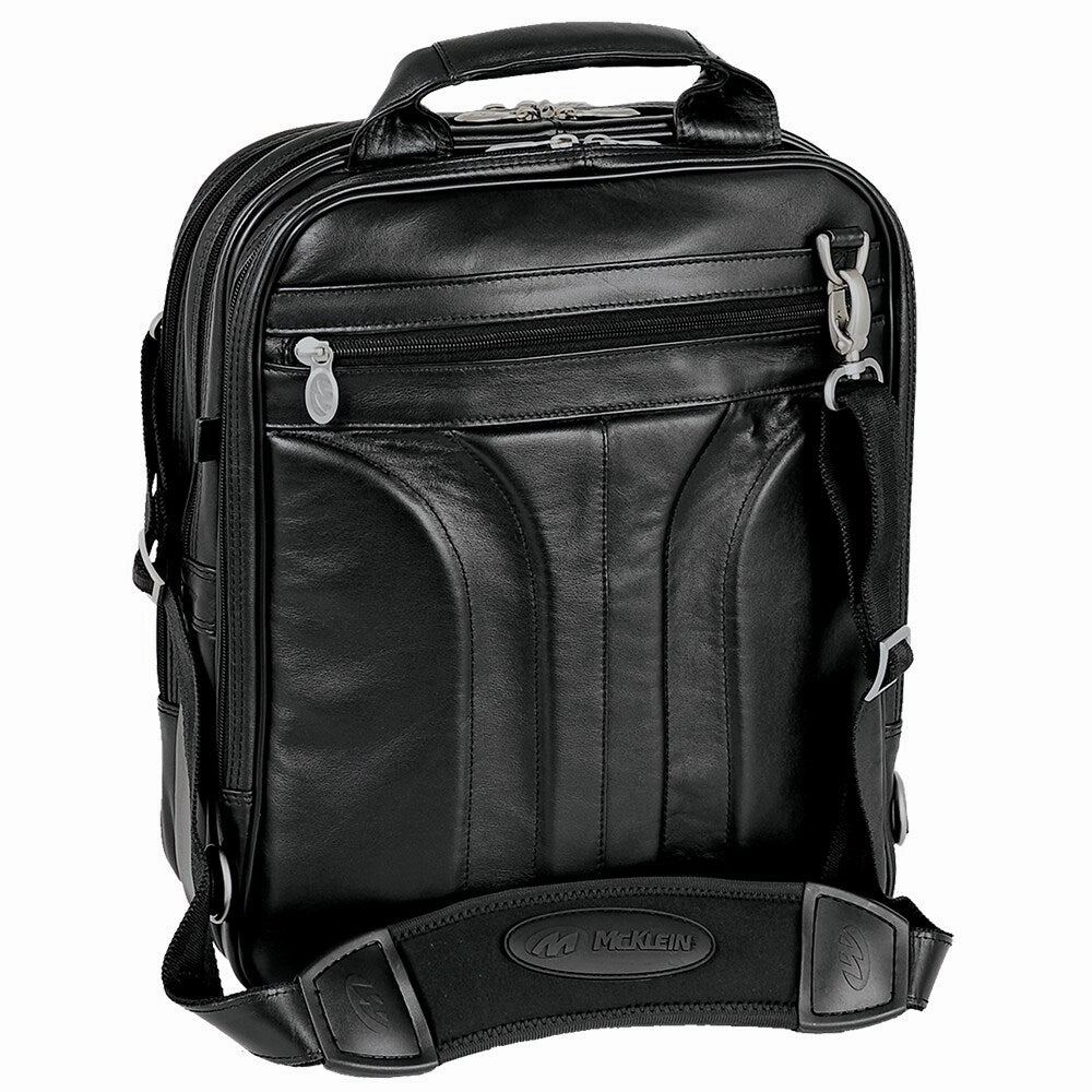 McKlein Lincoln Park LeatherThree-Way Computer Briefpack.