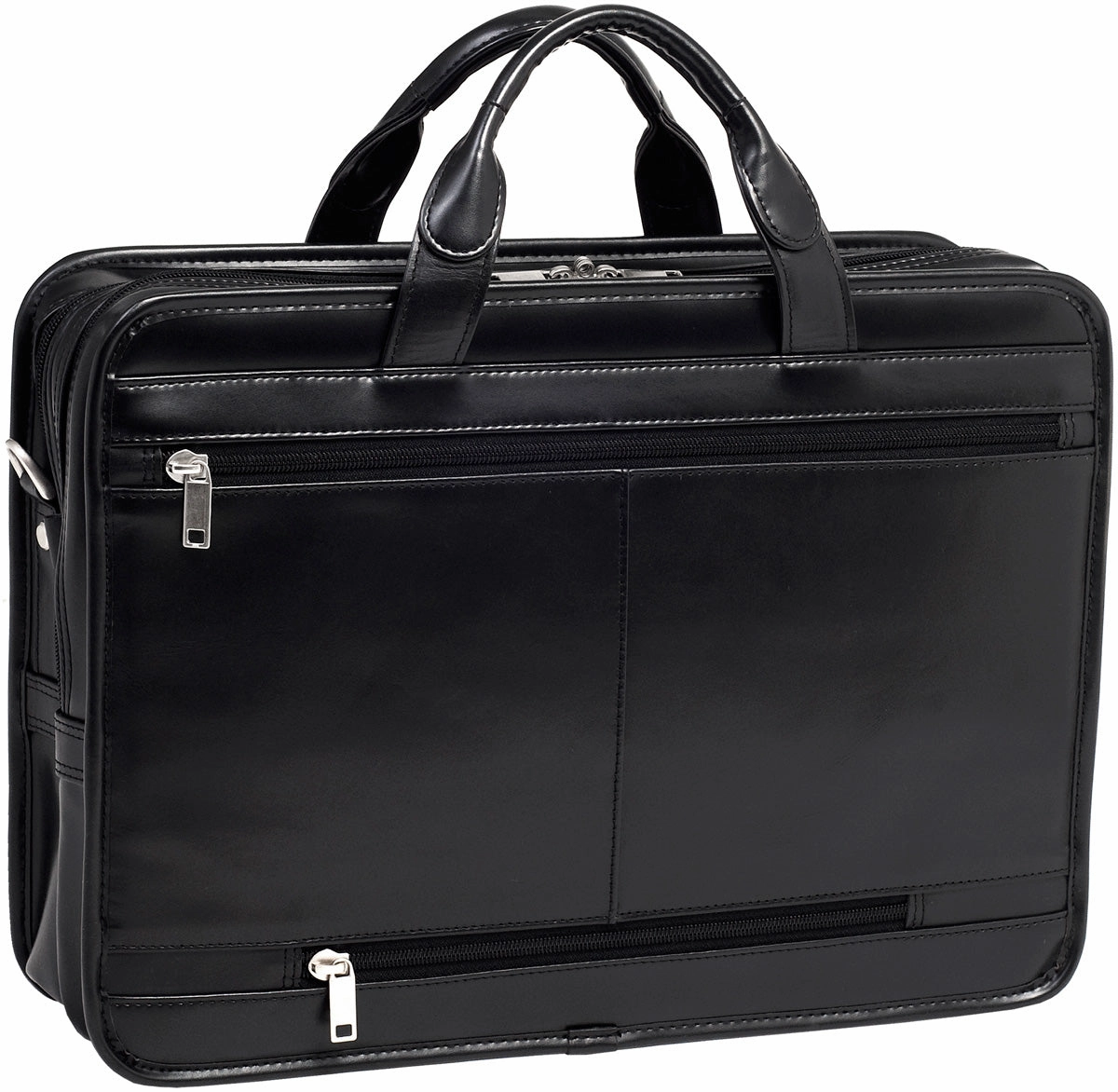 Mcklein P Series Elston Nylon Dbl Compartment Laptop Case