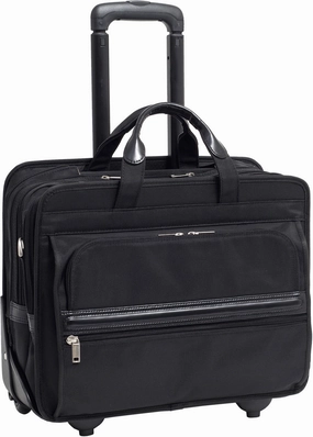 Mcklein P Series Franklin Nylon 17In Wheeled Laptop Case