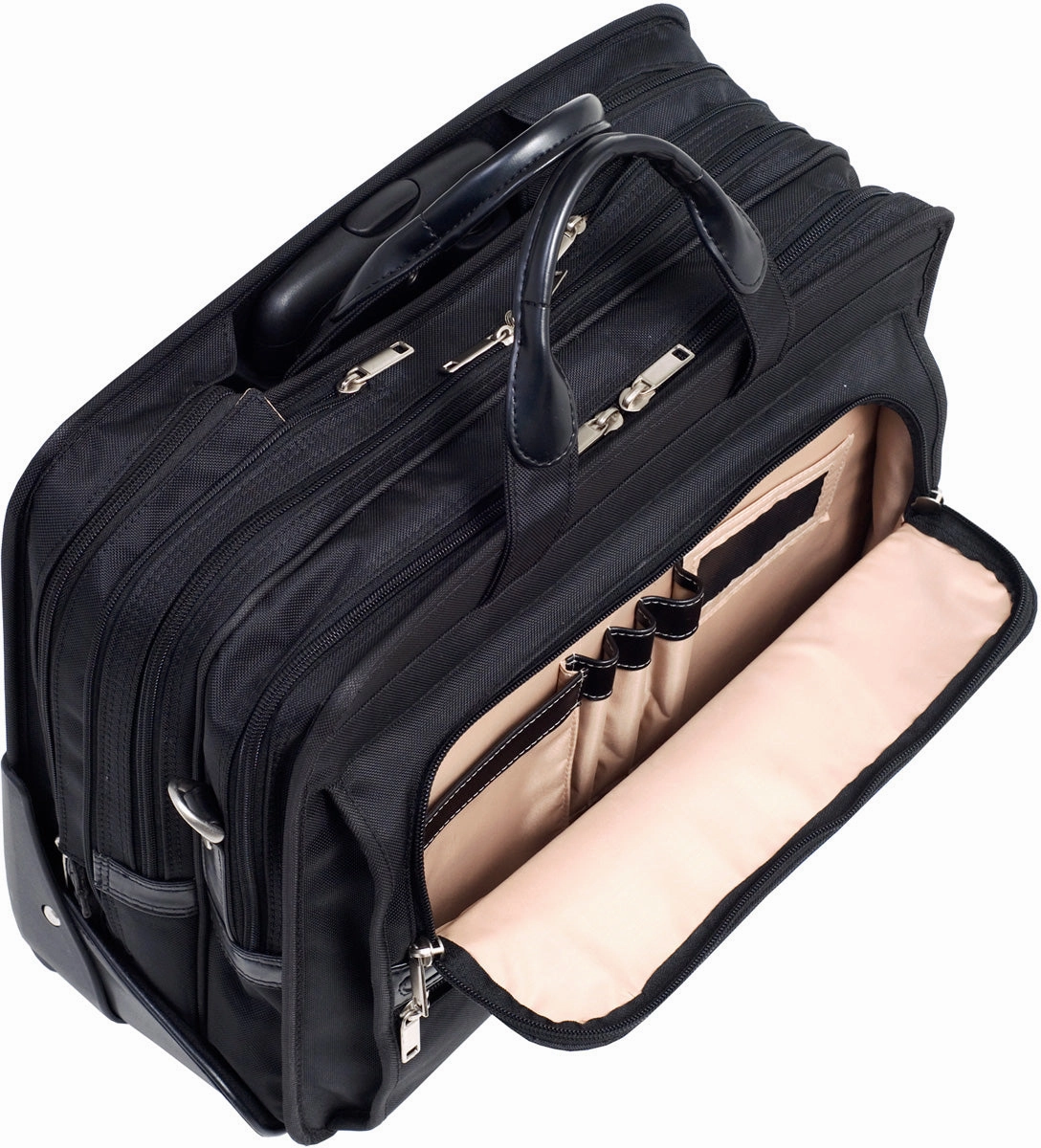 Mcklein P Series Franklin Nylon 17In Wheeled Laptop Case