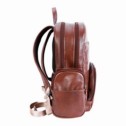 McKlein, S Series, Cumberland, Pebble Grain Calfskin Leather, 15" Leather Dual Compartment Laptop Backpack, Brown (88364)