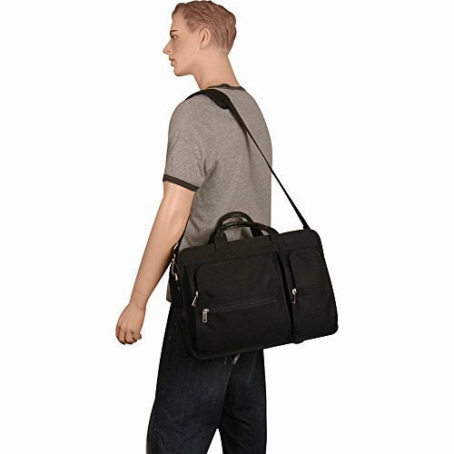 Mckleinusa Clinton 58445 Black 17 Detachable-Wheeled Laptop Case