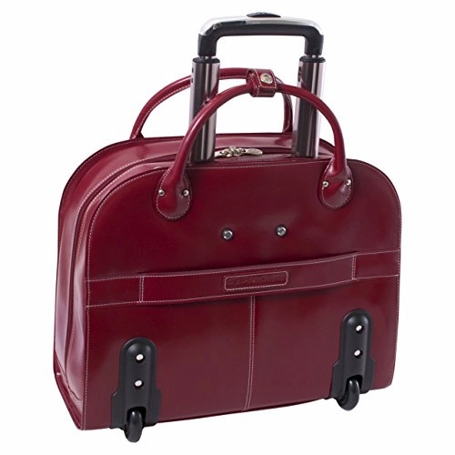 Mckleinusa Edgebrook 96316 Red Wheeled Ladies' Laptop Case