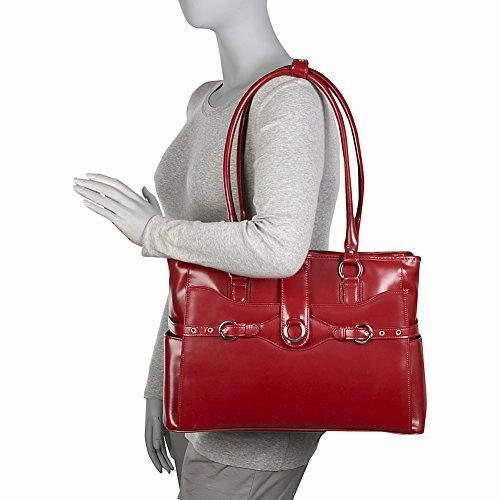 Mckleinusa Willow Springs 96561 Green Leather Ladies' Briefcase