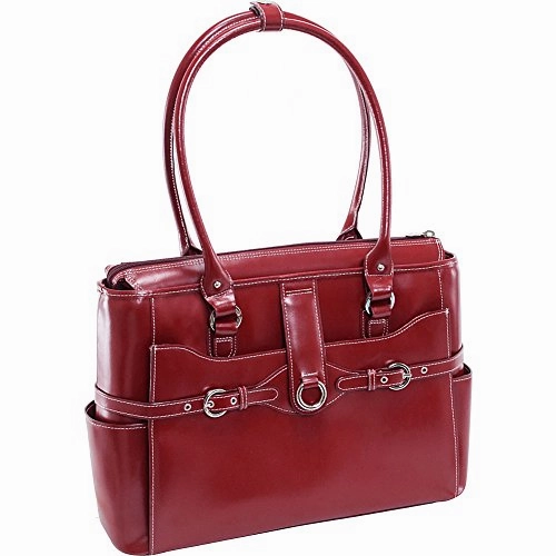 Mckleinusa Willow Springs 96561 Green Leather Ladies' Briefcase