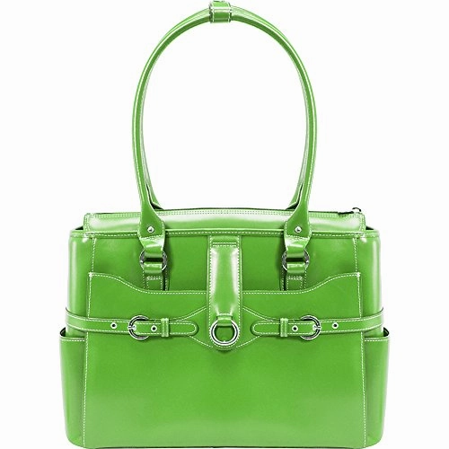 Mckleinusa Willow Springs 96561 Green Leather Ladies' Briefcase