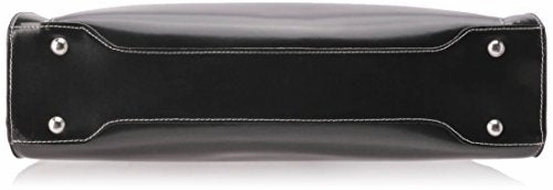Mckleinusa Winnetka 94835 Black Leather Ladies' Briefcase W/ Removable Sleeve