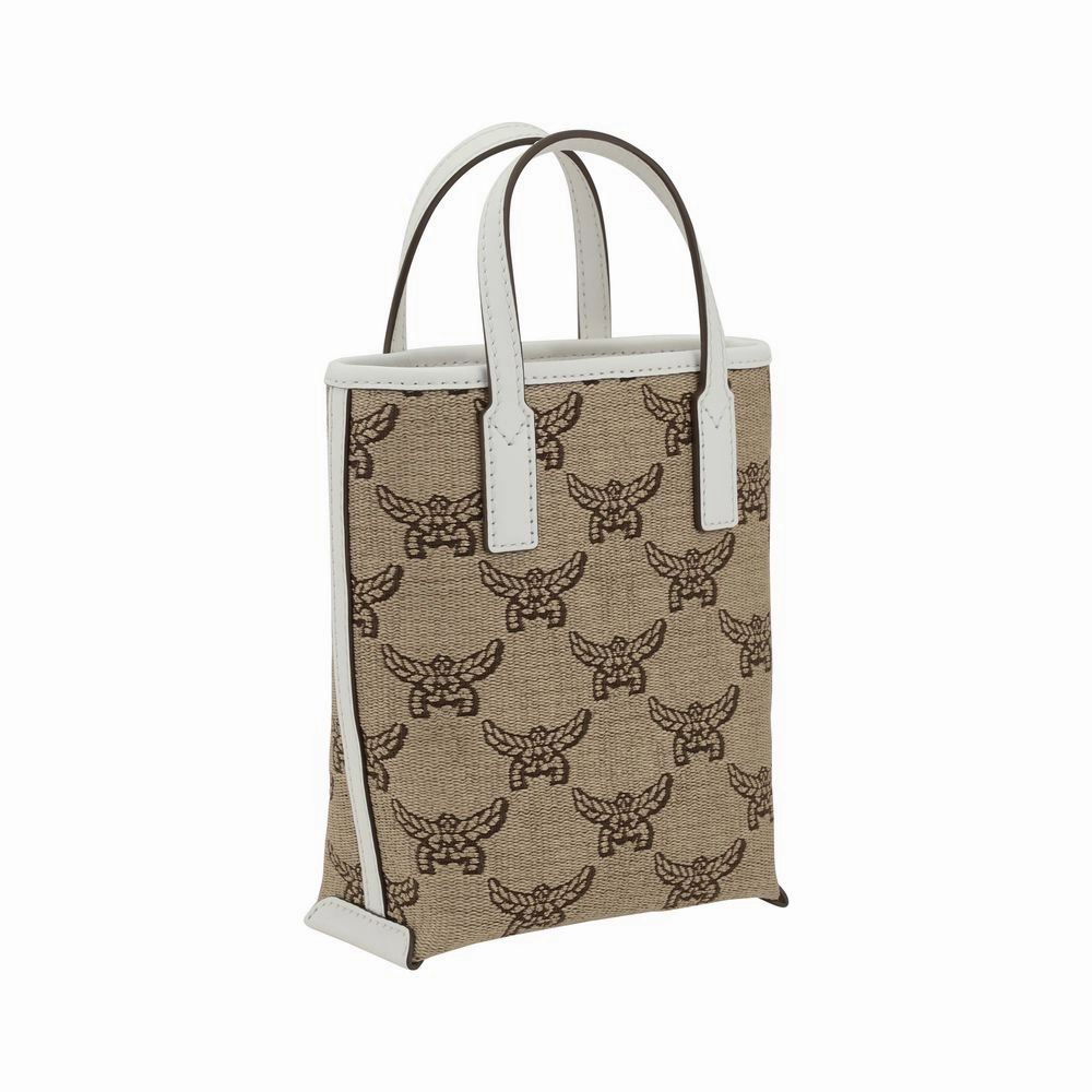MCM Raffia Tote Bag