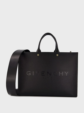 Medium G-Tote Leather Shopping Bag