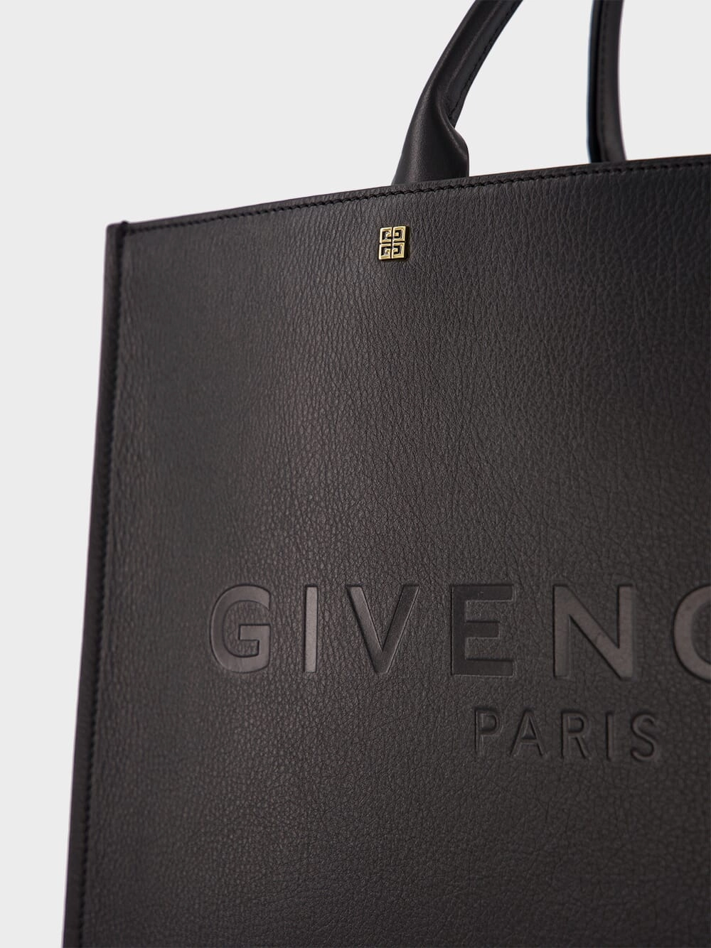 Medium G-Tote Leather Shopping Bag