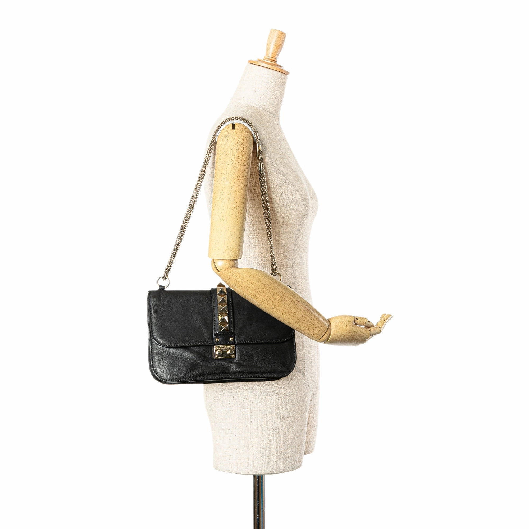 Medium Rockstud Glam Lock Crossbody