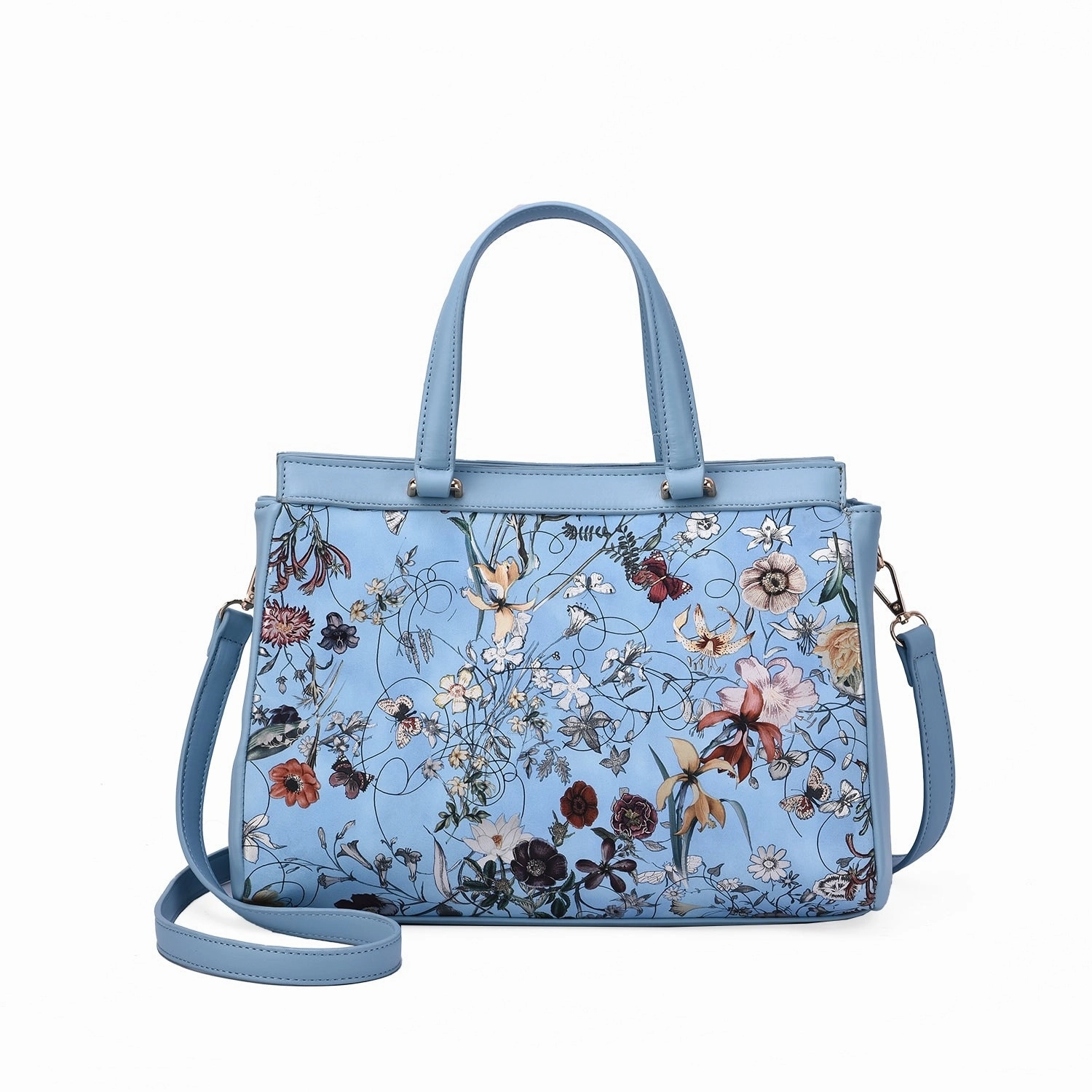 Mellow World Stellan Floral Print Satchel Bag
