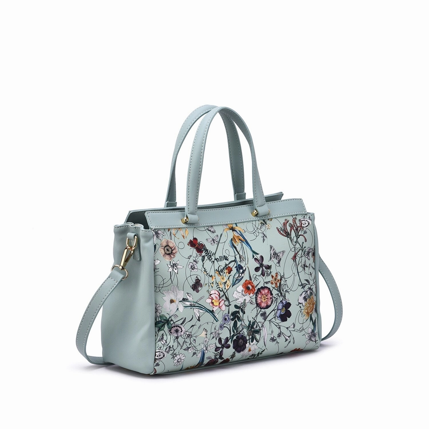 Mellow World Stellan Floral Print Satchel Bag