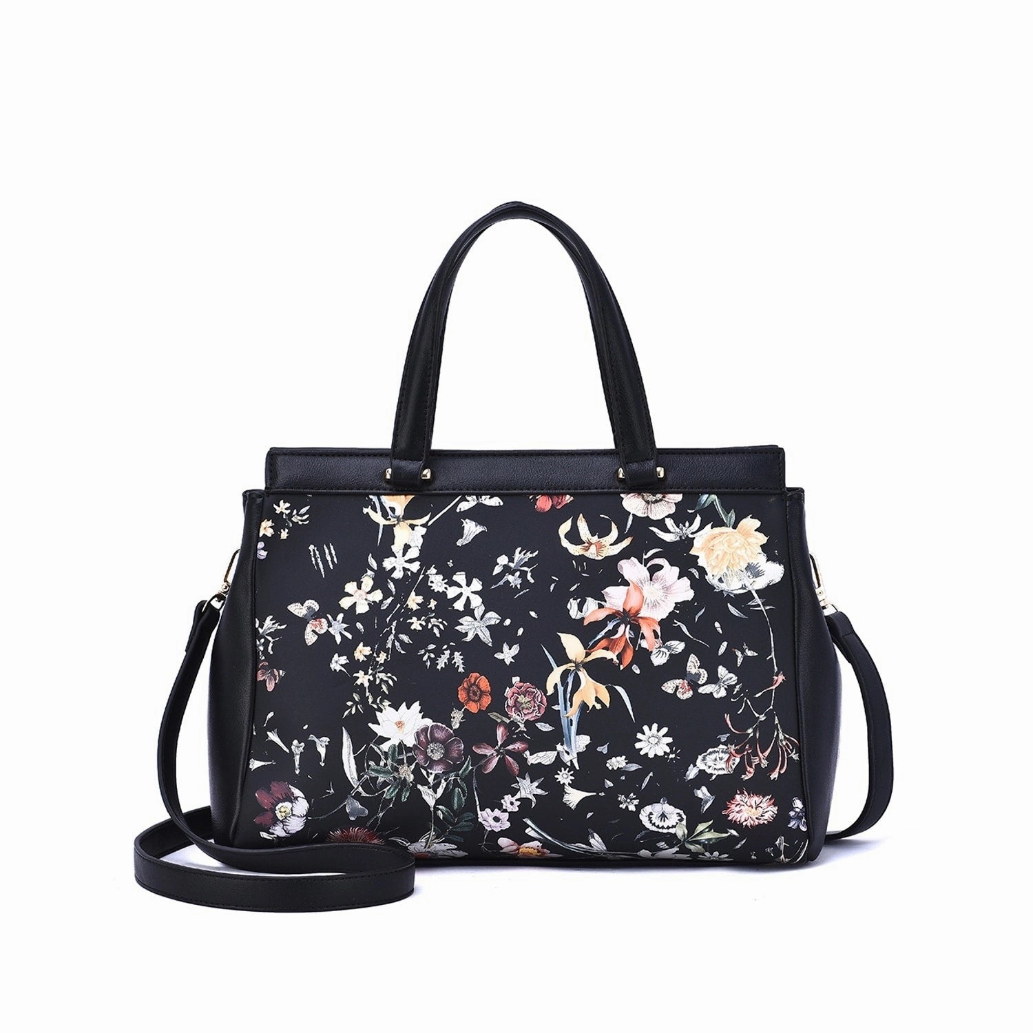 Mellow World Stellan Floral Print Satchel Bag