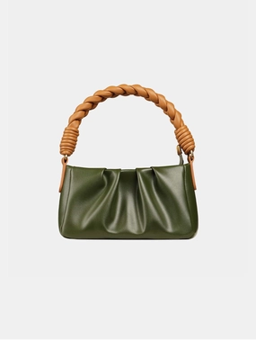 Melody Mini Cactus Leather Bag | Green