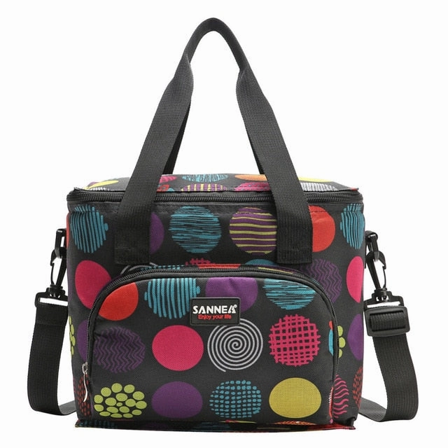 Men Women Large Capacity Portable Lunch Bag Fresh Keeping Box Insulated Tote Waterproof Cool Travel Food Lunch Storage Hand Bags