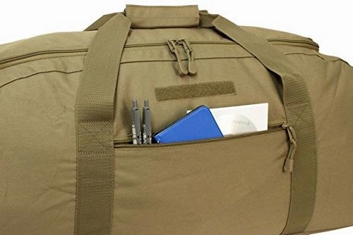 Mercury Tactical Gear Code Alpha Giant Convertible Duffel Bag with Backpack Straps, Basic, Coyote