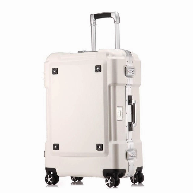 Metal Frame Carry On Luggage Valise Cabine Rolling Travel Cheap Suitcase Valiz Bavul