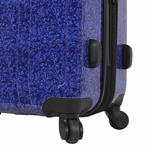 Mia Toro Italy Gita Hardside Spinner Carry-on, Blue